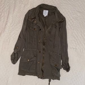 Army green jacket
